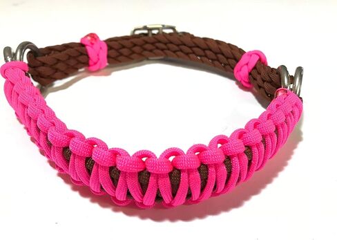 Hot Pink side pull hackamore attachment bitless bridle, horse tack in Kuwait