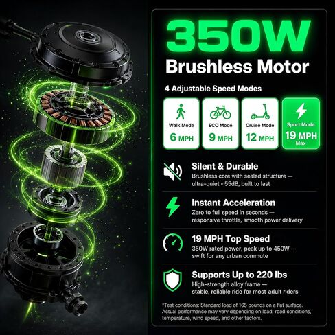 سكوتر كهربائي Isinwheel S9 للبالغين، محرك 350 وات يصل إلى 19 ميلاً في الساعة ونطاق 12 ميلًا، إطارات هوائية 8.5 بوصة، سكوتر إلكتروني خفيف الوزن وقابل للطي، 220 رطل، تحميل EABS Smart App Control، سكوتر التنقل in Kuwait