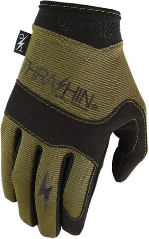 Thrashin Supply Covert V2 Mens Textile Gloves Green LG in Saudi Arabia