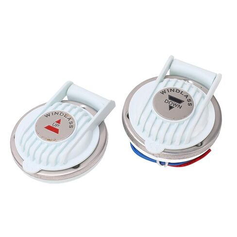 Marine Windlass Foot Switches for Boat, Rust-Proof, Easy Operation for Anchor Control, PC and Stainless Steel, Pack of 2 in Kuwait