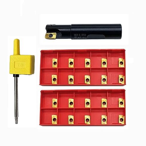 GBJ 90 Degrees Square Shoulder Indexable End Mill Face Milling Arbor End Milling Shell Cutter APMT1135 APMT1604 Miilling Insert in Kuwait