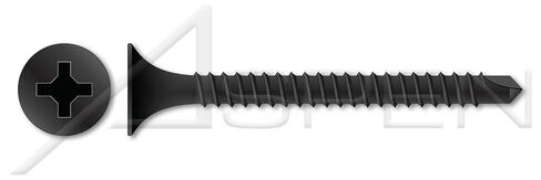 (7000 pcs) #6 X 1-3/8", Drywall Screws, Self-Drilling Point, Bugle Phillips Drive, Fine Thread, Steel, Black Phosphate in Kuwait