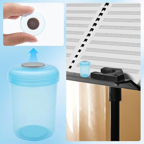 Bassoon Reed & Oboe Reed Soaker Cup, Dual Magnetic Oboe Reed Soaking Cup, Moistening Cup for Instrument Players in Kuwait