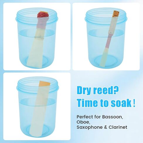Bassoon Reed & Oboe Reed Soaker Cup, Dual Magnetic Oboe Reed Soaking Cup, Moistening Cup for Instrument Players in Kuwait