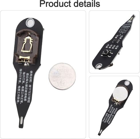 Inductor Tester for Motherboard Coil Detection, Electromagnetic Induction Tool with Green Light Indicator for PCB Repair, Fault Diagnosis of Coils and Inductors in Electronic Devices, Portable in Kuwait