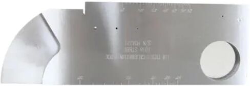 IIW-Type 2 T.0.33B-1-1 Calibration Block 1018 Steel Test Block for Ultrasonic Flaw Detector in Kuwait