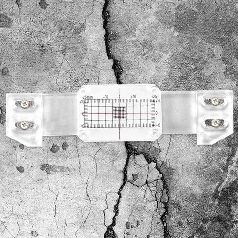 Crack Monitorings Gauge Heavy Duty Crack Monitor Portable Wall Corner Household in Kuwait