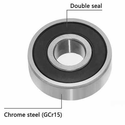 1 قطعة 1654-2RS محامل كروية ذات أخدود عميق، ID 1-1/4" x OD 2-1/2" x العرض 5/8"، مطاط مزدوج مختوم، 1654 RS محمل مشحم مسبقًا، لألواح التزلج، التزلج على الجليد، معدات الأدوات الكهربائية in Kuwait