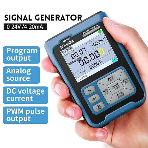 SG003A PWM إشارة مولد 4-20mA الحالي 0-24 فولت الجهد محاكاة المصادر التناظرية الارسال معاير قابل للتعديل in Kuwait