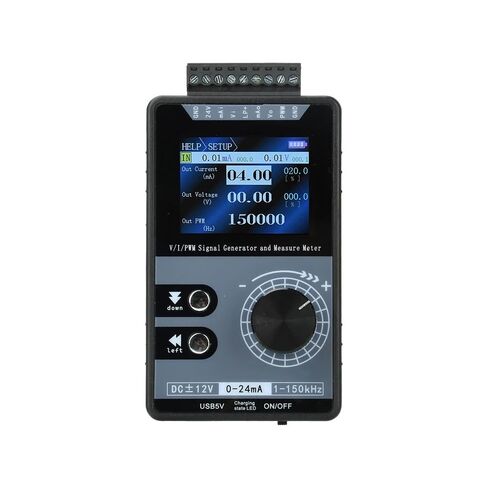 2 بوصة شاشة ملونة PWM نبض إشارة مولد 0-20mA 4-20mA 0-10 فولت الجهد الناتج الحالي 1-150 كيلو هرتز مصدر محاكاة (بدون بطارية) in Kuwait
