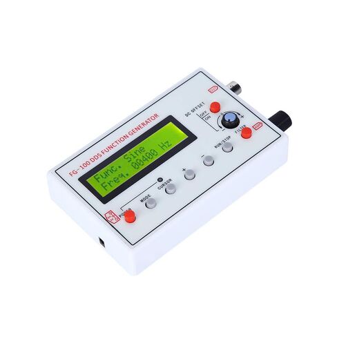 FG-100 DDS Function Signal Generator Frequency Counter 1Hz - 500KHz Source Module Sine+Square+Triangle+Sawtooth Waveform in Saudi Arabia