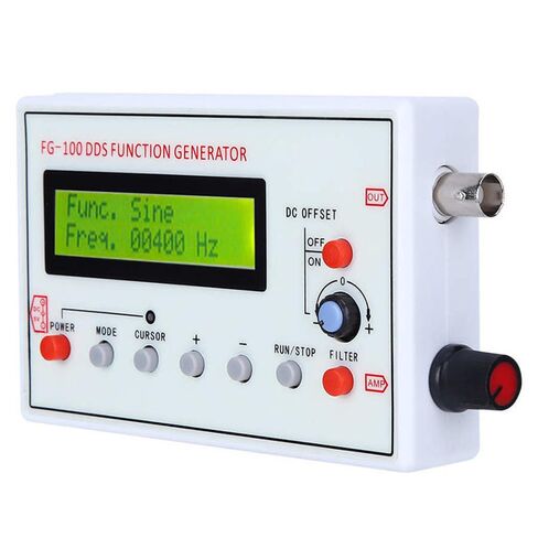 FG-100 DDS Function Signal Generator Frequency Counter 1Hz - 500KHz Source Module Sine+Square+Triangle+Sawtooth Waveform in Saudi Arabia