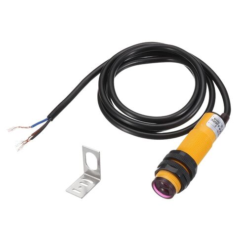 مستشعر كهروضوئي MECCANIXITY E3F-DS30C4، 300 مللي أمبير DC6-36 V M18 مستشعر تبديل كهروضوئي انعكاس منتشر 3 خطوط مسافة الكشف 7-30 سم NPN NO مع حامل تثبيت للأغراض الصناعية in Kuwait
