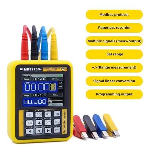 MR9270S+,4-20MA Signal Generator Calibrate Current Voltage PT100 Thermocouple Pressure Transmitter Logger PID Frequency Handheld in Kuwait