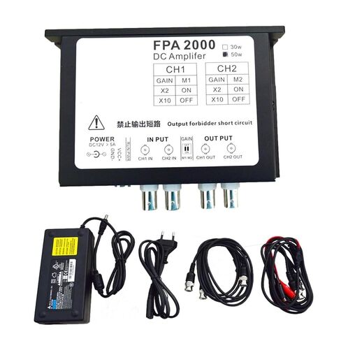 مضخم صوت مزدوج القناة FPA2000-50W عالي الطاقة لمولد إشارة وظيفة الموجي التعسفي in Kuwait