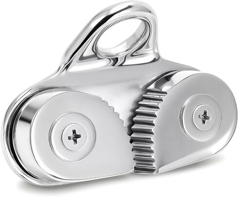 Cam Cleat, 316 Stainless Steel Cam Cleat Rustproof Fairlead Leading Ring Fit for Boat 6 to 15mm Rope for Sailboat, Kayak, Canoe, Dinghy, Climbing Stick in Kuwait