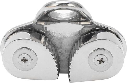 Cam Cleat, 316 Stainless Steel Cam Cleat Rustproof Fairlead Leading Ring Fit for Boat 6 to 15mm Rope for Sailboat, Kayak, Canoe, Dinghy, Climbing Stick in Kuwait
