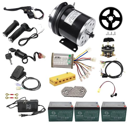 محرك DC 36V 800W MY1020 مع 2755 دورة في الدقيقة، سلسلة 25H، ضرس 68T، وحدة تحكم، خانق لـ Go Kart، ATV، Quad، Drift Trike، Razor MX350، MX400، MX450، MX500 in Kuwait