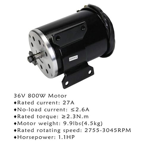 محرك DC 36V 800W MY1020 مع 2755 دورة في الدقيقة، سلسلة 25H، ضرس 68T، وحدة تحكم، خانق لـ Go Kart، ATV، Quad، Drift Trike، Razor MX350، MX400، MX450، MX500 in Kuwait