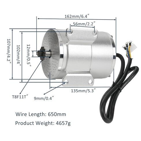 72V 3000W Brushless Electric Motor 4900RPM 3000watt for Go Kart Golf Cart Buggy ATV Lawn Mower Scooter E-Bike in Kuwait