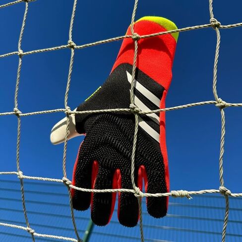PLbSe Histarstore5 Soccer Goalkeeper Gloves Goalie Training Gloves Strong Grip Anti-Slip and Breathable for Adults and Children (Black Orange,9) in Kuwait