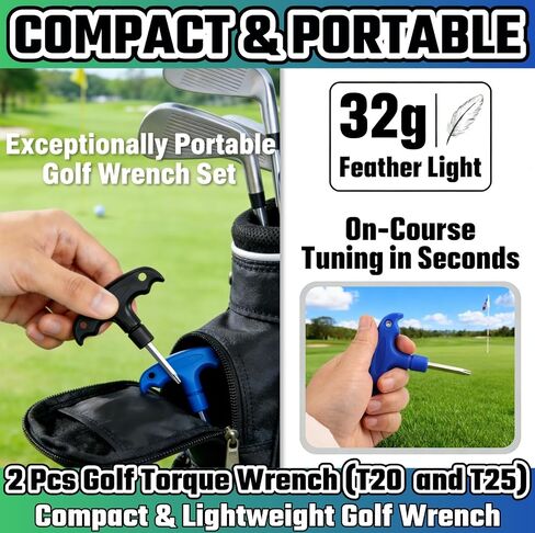 2 Pcs Golf Wrench Tool (T20 and T25) Golf Driver Tool Golf Accessories For Taylormade Adams RBZ Callaway Cobra Weights Driver Fairway Golf Club Wrenches Tools Shaft Adapter Sleeve in Saudi Arabia