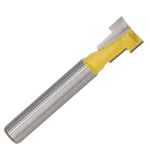T Slot Cutter T Slot End Mill Milling Cutter Alloy High Hardness for Portable Engraving Machine Woodworking for Hardwood Cork Synthetic Wood in Kuwait