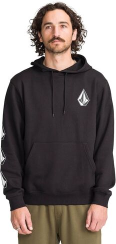 سويت شيرت صوف بغطاء للرأس للرجال من Volcom - هوديي من الصوف الناعم مع رباط قابل للتعديل in Kuwait