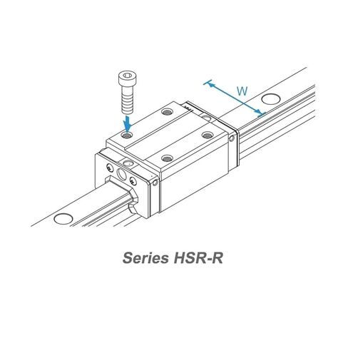 HSR55R تحمل HSR55R1UU HSR55R1SS HSR55 GK كتلة دليل المنزلق 1 قطعة in Kuwait