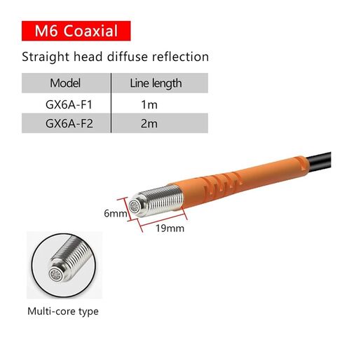GX6A-F Fiber Optic Sensor Coaxial Amplifier in Kuwait