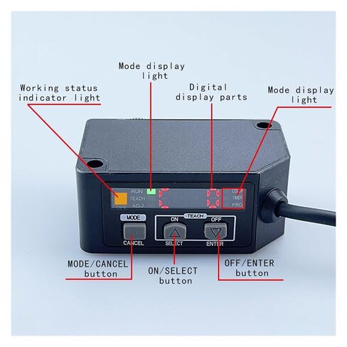 Color Sensor Color Mark Detection Distance 10-25mm NPN PM-A1015mm N(A101) in Kuwait