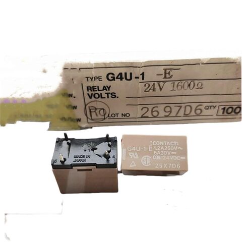 10 قطعة G4U-1-E-12VDC DC12V 5PIN 5A G4U-1-E-24VDC التتابع DC24V(G4U-1-E-12VDC) in Saudi Arabia