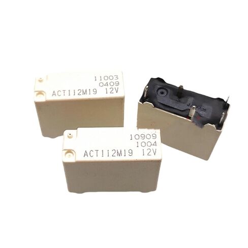 5 قطعة ACT112 أسود 5 دبابيس 12VDC ACT112M19 مرحل أبيض ACT212(ACT112 أسود) in Saudi Arabia