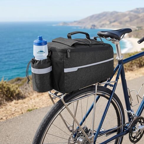 Bike Rack Bag – Waterproof Rear Bike Rack Bag for Ebike & Adult Bike, Bike Trunk Bag & Rear Bike Basket – Cycling Bag for Bicycle Rear Rack – Bike Bag for Ebike Accessories in Kuwait