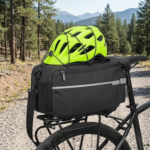 Bike Rack Bag – Waterproof Rear Bike Rack Bag for Ebike & Adult Bike, Bike Trunk Bag & Rear Bike Basket – Cycling Bag for Bicycle Rear Rack – Bike Bag for Ebike Accessories in Kuwait
