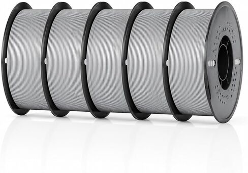JAHORA PLA Filament 1.75 مم، 1 كجم خيوط طابعة ثلاثية الأبعاد بدقة +/- 0.02 مم، خالية من التشابك والفقاعات، طباعة سلسة PLA، أسود (المجموعة A (10 كجم)) in Kuwait