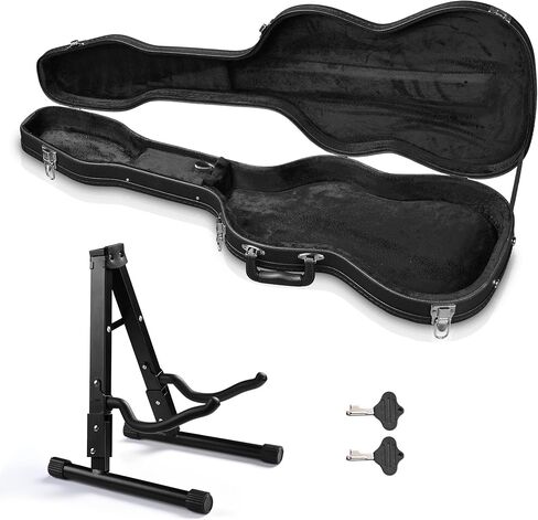 AW Les Paul غيتار كهربائي غطاء واقٍ مزخرف لهاتف آيفون كلاسيكي يناسب جيبسون ليه بول القيثارات LP نمط حافظة خشبية قشرة صلبة قابلة للقفل in Kuwait