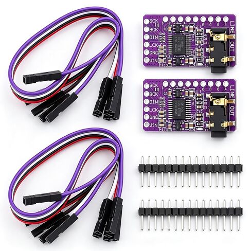 2 قطعة IIS PCM5102 PCM5102A AUX صوت ستيريو رقمي | DAC فك لوحة تركيبية لاعب وحدة الصوت الرقمية إلى محول الصوت التناظري in Kuwait