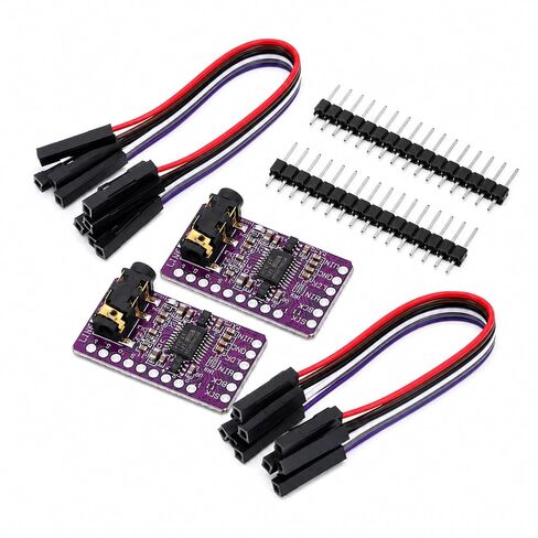 2 قطعة IIS PCM5102 PCM5102A AUX صوت ستيريو رقمي | DAC فك لوحة تركيبية لاعب وحدة الصوت الرقمية إلى محول الصوت التناظري in Kuwait