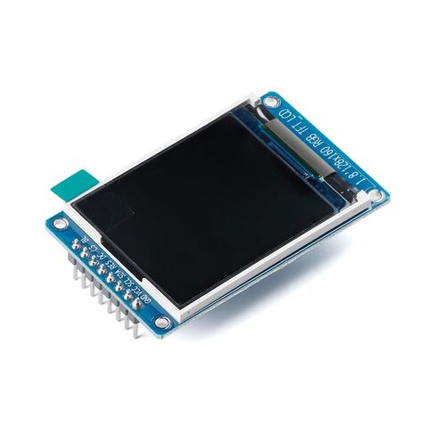 1.8 بوصة لون TFT LCD وحدة 128x160 SPI واجهة ST7735 16 بت RGB565 3.3V 10MHz على مدار الساعة in Kuwait
