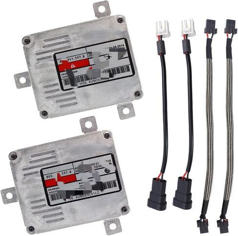 Xenon Headlight Headlamp Ballast HID Ballast 8K0.941.597.B 8K0941597B Used D3S D3R D4S D4R Xenon Headlight Car Light for Pa&ssat J-e&TTA Golf for A3 Size : 1PCS with line in Kuwait