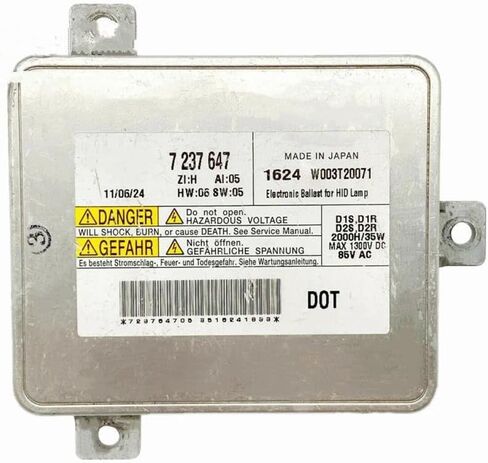 Xenon HID Ballast 7237647 Xenon Headlight D1S D1R HID Ballast Control Unit 7 237 647 W003T20071 63117237647 Xenon Headlamp Ballast HID in Kuwait