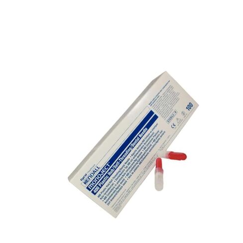 Monoject 8881400041#400 25 Gauge Short .75 Plastic Hub Needles Red 100/Bx in Kuwait