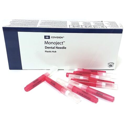 Monoject 8881401031#401 25 Gauge Long 1.375 Metal Hub Dental Needles 100/Bx in Kuwait