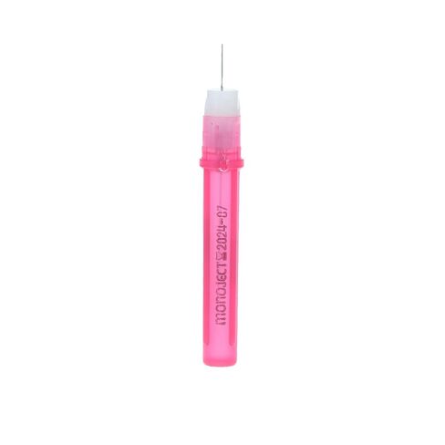 Monoject 8881400033#400 25 Gauge Long 1.25 Plastic Hub Dental Needles Red 100/Bx in Kuwait