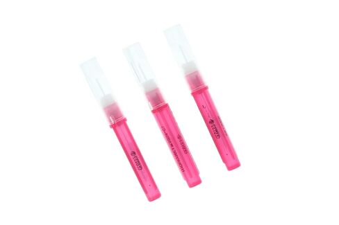 Monoject 8881400033#400 25 Gauge Long 1.25 Plastic Hub Dental Needles Red 100/Bx in Kuwait