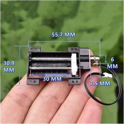 صغيرة صغيرة 6 مللي متر الدقة الكواكب والعتاد محرك متدرج مايكرو 2-Phase 4-Wire خطوة المحرك الخطي الرصاص المسمار المنزلق السكتة الدماغية 30 مللي متر in Kuwait