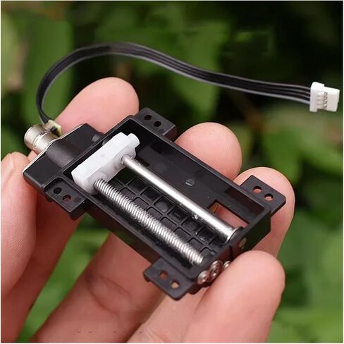 صغيرة صغيرة 6 مللي متر الدقة الكواكب والعتاد محرك متدرج مايكرو 2-Phase 4-Wire خطوة المحرك الخطي الرصاص المسمار المنزلق السكتة الدماغية 30 مللي متر in Kuwait