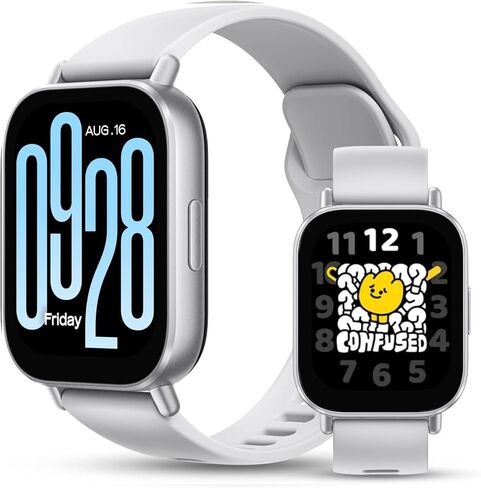 ساعة XIAOMI Redmi Watch 5 النشطة للياقة البدنية للنساء مع اتصال بلوتوث، بطارية 18 يومًا، مقاومة للماء 5ATM، 140+ وضع رياضي، معدل ضربات القلب SPO₂ تتبع النوم in Kuwait