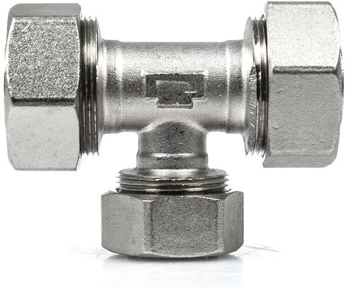 M8018 T ملائم مع تي شيرت لتقليل السقوط مقاس 3/4 بوصة - لتركيب فرع خط الهواء المضغوط RapidAir Maxline - تركيب تي شيرت لخط الهواء النحاسي/مخفض السقوط - 175 رطل لكل بوصة مربعة من النحاس الصلب - أجزاء ضاغط الهواء in Kuwait